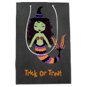 Halloween-Halbpension Meerjungfrau Hexengeschenktü Mittlere Geschenktüte (Vorderseite)