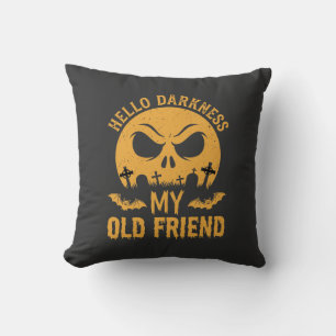Halloween Hallo Dunkelheit Friedhof Mond Kissen