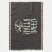 Halloween Hallo Queen Decke (Vorderseite Vertikal)