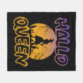 Halloween Halloqueen Fleecedecke (Vorderseite (Horizontal))