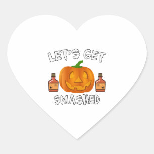 Halloween Halloween Clipart Herz-Aufkleber