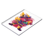 Halloween Halloween Feuerwehrkostüm Notizblock (Linke Seite)