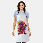 Halloween Halloween Feuerwehrkostüm Schürze (Getragen)