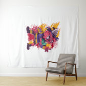 Halloween Halloween Feuerwehrkostüm Wandteppich (Beispiel (Horizontal))