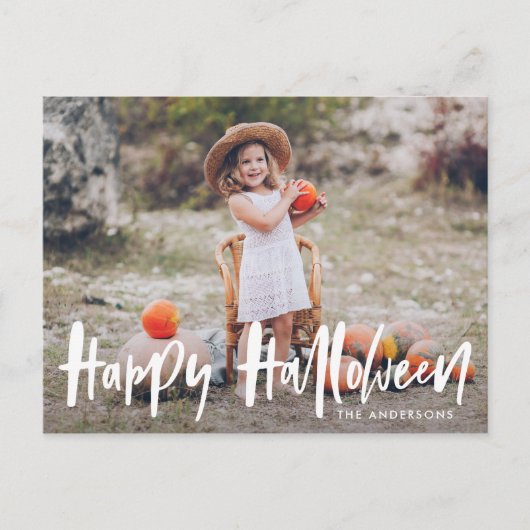 Halloween | Halloween-Foto Postkarte (Vorderseite)