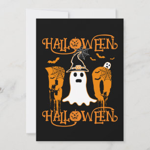 HALLOWEEN HALLOWEEN SCHRECKLICH BUH EINLADUNG