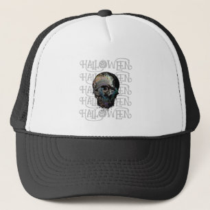 HALLOWEEN HALLOWEEN SCHRECKLICHER TOTENKOPF TRUCKERKAPPE