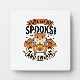 Halloween Hamster Angetrieben Von Spuk Lustig Nied Fotoplatte