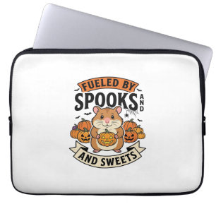 Halloween-Hamster, angetrieben von Spuk, lustig, s Laptopschutzhülle