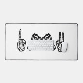 Halloween Hand Gebärdensprache I Herz Frieden Schreibtischunterlage (Tastatur & Maus)