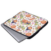 Halloween Hand Gezeichnet: Helles Aquarellmuster Laptopschutzhülle (Vorne Knopf)