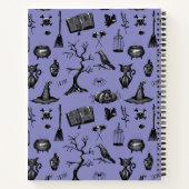 Halloween Hand-Gezeichnet Spiral-Notebook Notizblock (Rückseite)