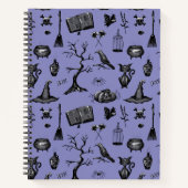 Halloween Hand-Gezeichnet Spiral-Notebook Notizblock (Vorderseite)