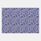 Halloween Hand Gezeichnet Wrapping Paper Sheets Geschenkpapier Set (Vorderseite 3)