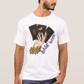 HALLOWEEN HAND HOLING TAROT CARDS | BASIC WITCH T-Shirt (Vorderseite)