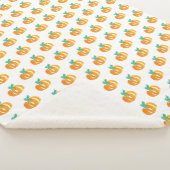 Halloween-Hand-Wasserfarbener Niedlicher Pumpkinpf Sherpadecke (3/4)