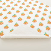 Halloween-Hand-Wasserfarbener Niedlicher Pumpkinpf Sherpadecke (3/4)