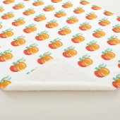 Halloween-Hand-Wasserfarbener Niedlicher Pumpkinpf Sherpadecke (3/4)