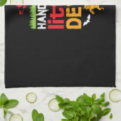 Halloween Handsome Little Geburtstag Geschirrtuch (Gefaltet)