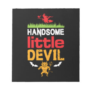 Halloween Handsome Little Geburtstag Notizblock