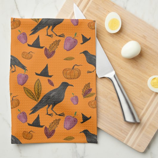 Halloween Handtuch (Viertel Falte)