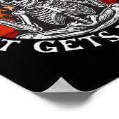 Halloween Hang in There wird es schlimmer Funny Sk Poster (Ecke)