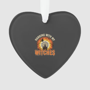 Halloween-Hängend mit meinem Hexen-Spukhaus Ornament