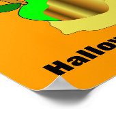 Halloween Hangover Poster (Ecke)