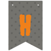 Halloween Happy Geburtstag Wimpelkette (Zweite Fahne)