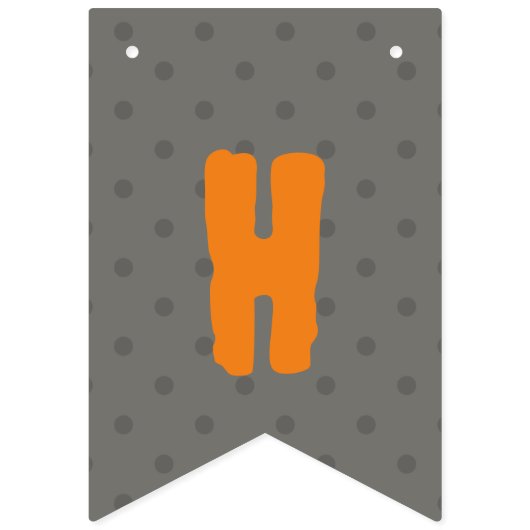 Halloween Happy Geburtstag Wimpelkette (Zweite Fahne)