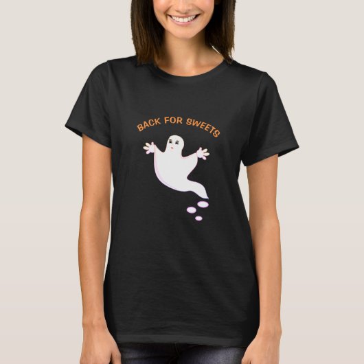Halloween Happy Ghost T-Shirt (Vorderseite)