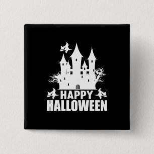 Halloween Happy Halloween Birthday Button