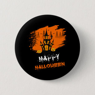 Halloween Happy Halloween Birthday Button