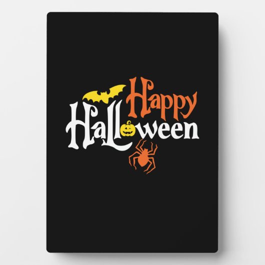 Halloween Happy Halloween Birthday Fotoplatte (Vorderseite)