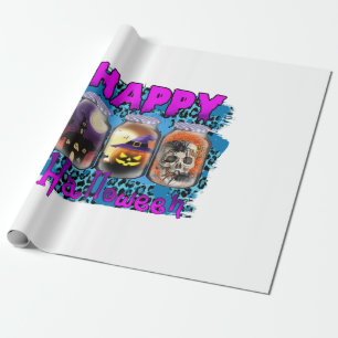 Halloween Happy Halloween Birthday Geschenkpapier