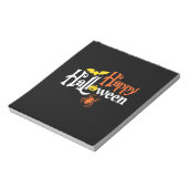 Halloween Happy Halloween Birthday Notizblock (Rotiert)