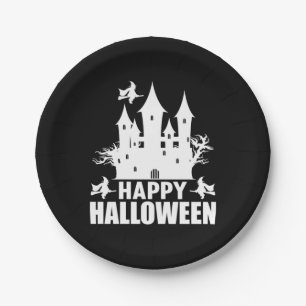 Halloween Happy Halloween Birthday Pappteller