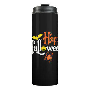 Halloween Happy Halloween Birthday Thermosbecher