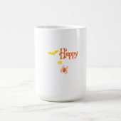 Halloween Happy Halloween Birthday Verwandlungstasse (Zentrum)