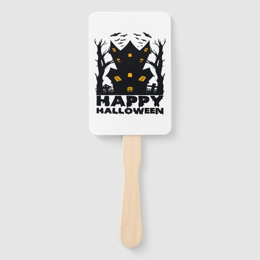 Halloween (Happy Halloween Haus) Fächer (Vorderseite)