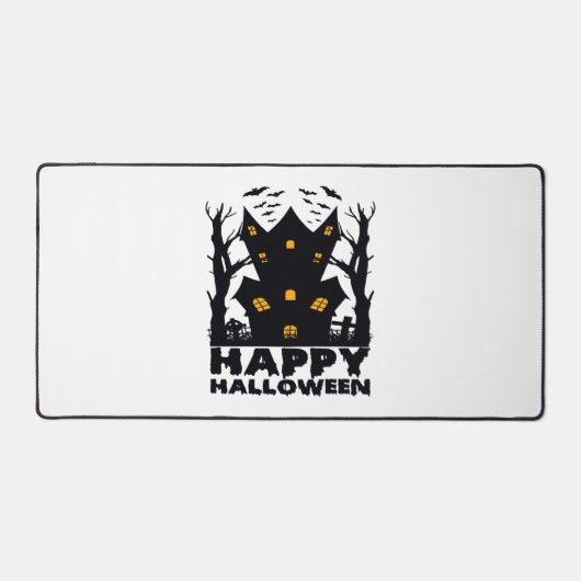Halloween (Happy Halloween House) Schreibtischunterlage (Vorderseite)