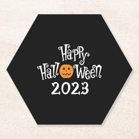 Halloween Happy Halloween Untersetzer (Vorderseite)