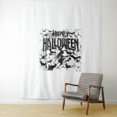 Halloween Happy Halloween Wandteppich (Beispiel)