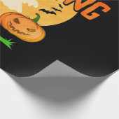 Halloween Happy Haunting Geschenkpapier (Ecke)