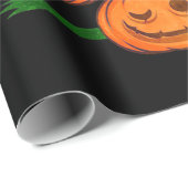 Halloween Happy Haunting Geschenkpapier (Rolleneckpunkt)