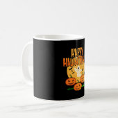 Halloween Happy Haunting Kaffeetasse (Vorderseite Links)