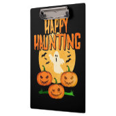 Halloween Happy Haunting Klemmbrett (Links)