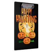 Halloween Happy Haunting Klemmbrett (Rechts)