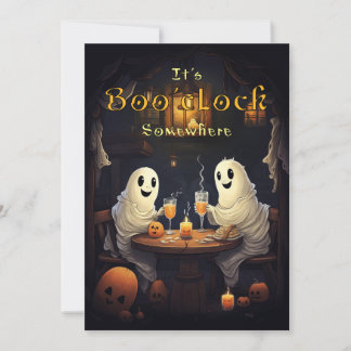 Halloween Happy Hour Einladung
