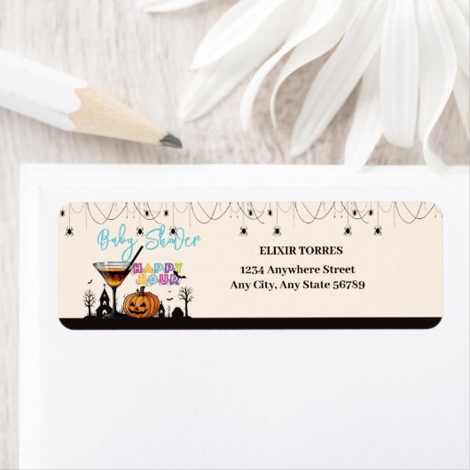 Halloween Happy Hour Pumpkin Cocktail Babydusche (Insitu)